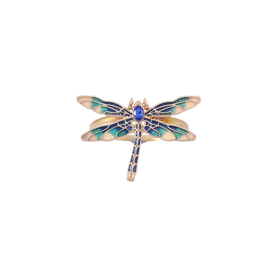 Insect Dragonfly Butterfly Zinc alloy 1 Piece