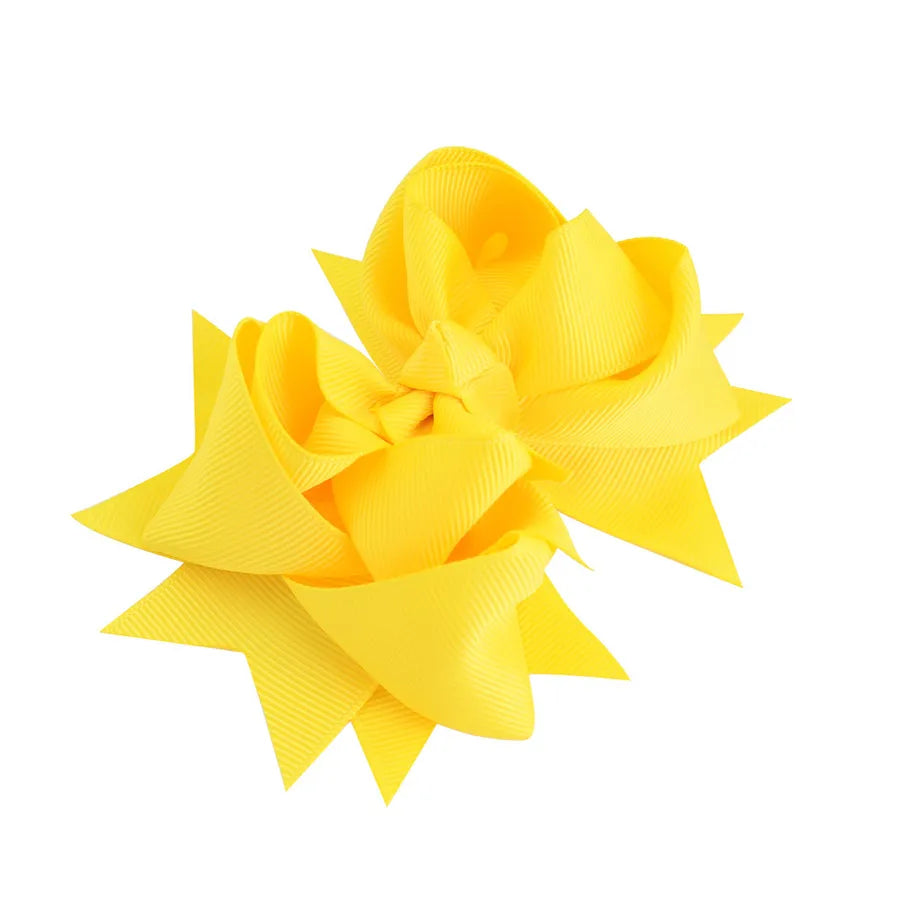 new simple flower fishtail bow hairpin set