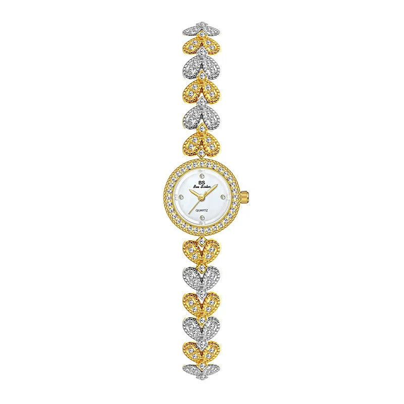 Simple Style Classic Style Heart Shape Jewelry Buckle Quartz Women's Watches