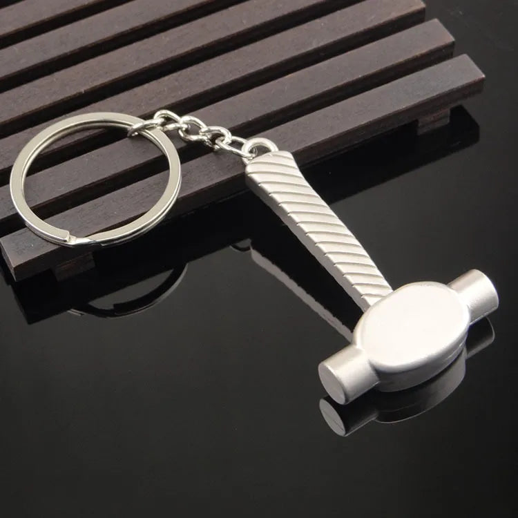 1 Piece Classic Style Axe Hammer Zinc alloy Unisex Bag Pendant Keychain