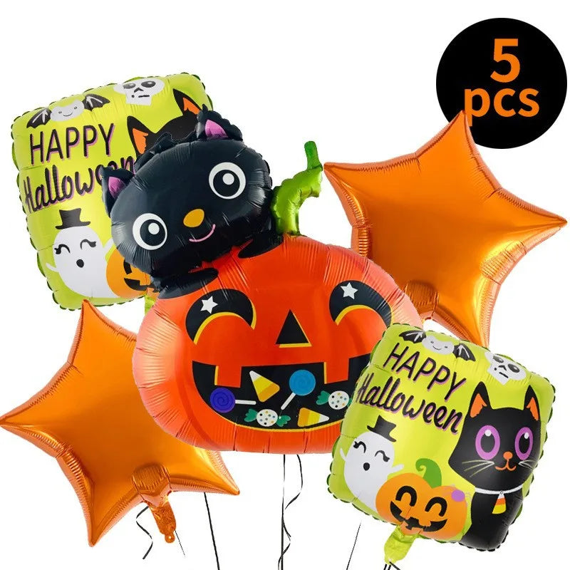 halloween geometric aluminum film party balloon