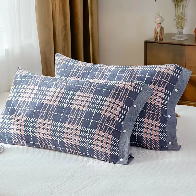 Cotton Gauze Pillowcase One Pack Summer All-inclusive Snaps Household 40x 60cm Latex Pillowcase 48x 74 Pillowcase