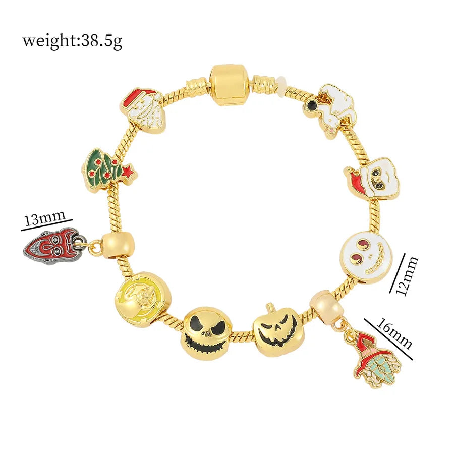 Cartoon Animation Horror Movie coraline Ghost Mother Halloween Pan Diy Beaded Bracelet Jewelry