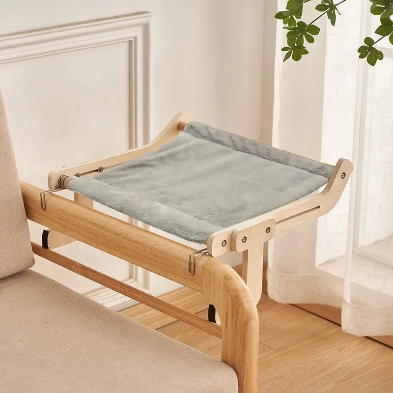 Simple Style Classic Style Wood Color Block Checkered Pet Bed