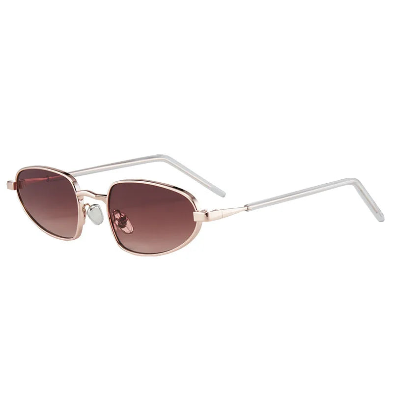 Casual Vintage Style Geometric Pc Tinted Lenses Cat Eye Full Frame Women's Sunglasses