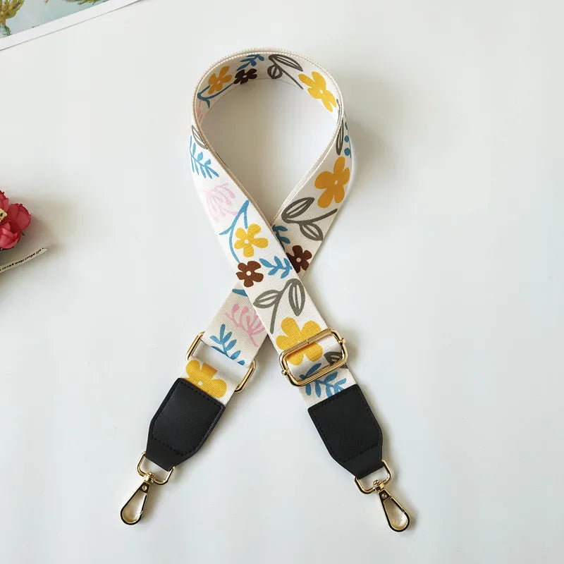 new flower shoulder accessories adjustable shoulder messenger women's bag strap