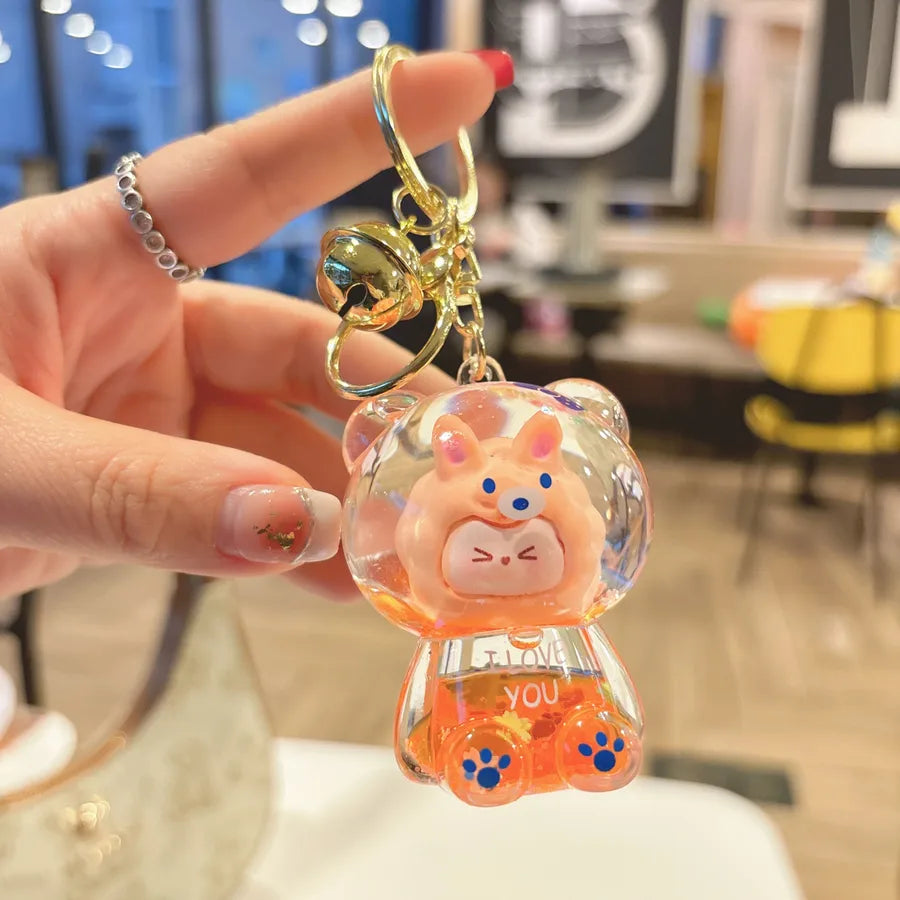 1 Piece Cute Cartoon Character Acrylic Unisex Bag Pendant Keychain