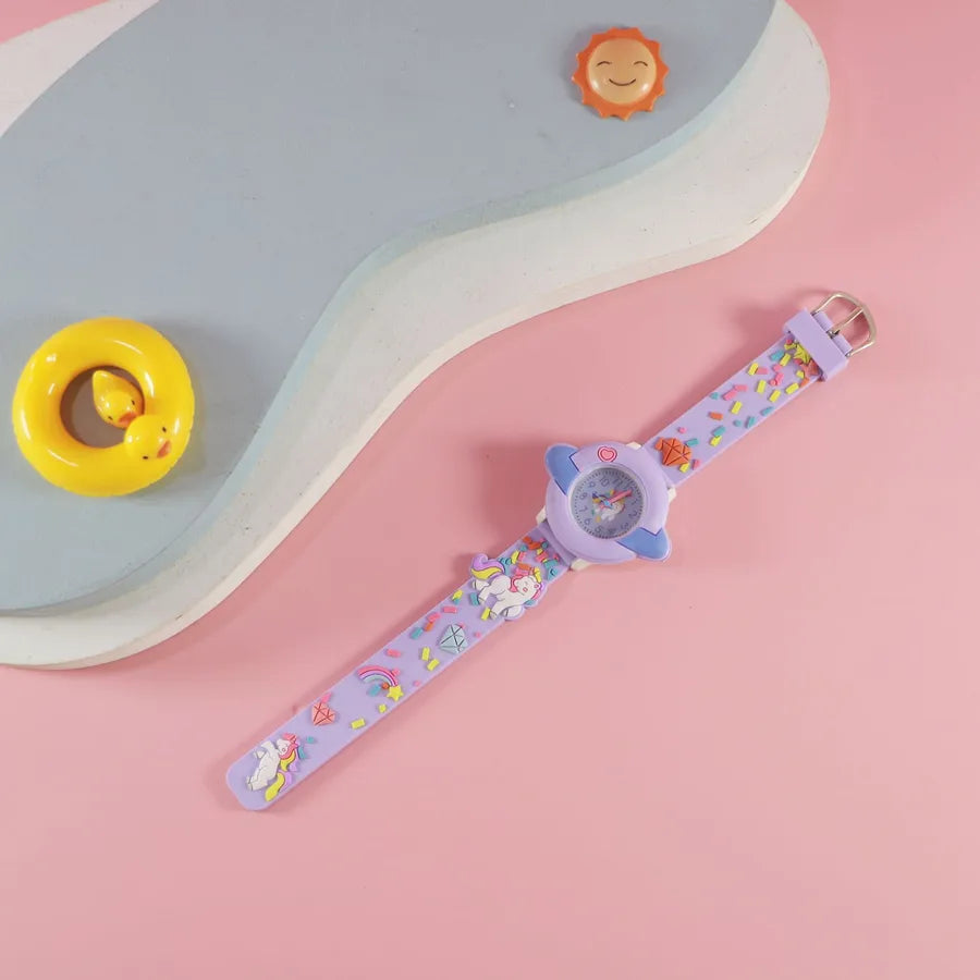 Manufacturers supply new creative children's watches kindergarten primary school students cartoon veneer watches cartoon watch wholesale