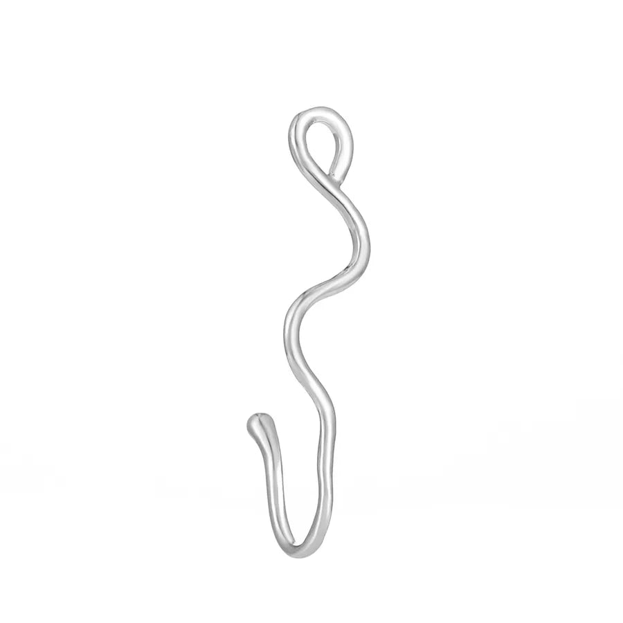 fashion creative copper perforation-free u-shaped nasal splint piercing butterfly flower snake-shaped fake nose studs