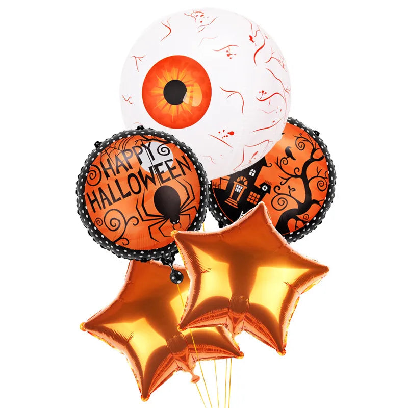halloween geometric aluminum film party balloon