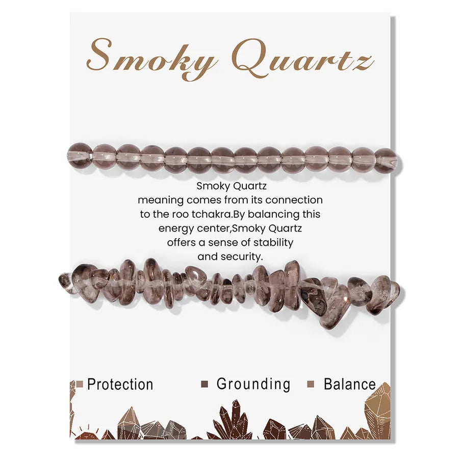 Elegant Geometric natural stone Crystal Bracelets In Bulk