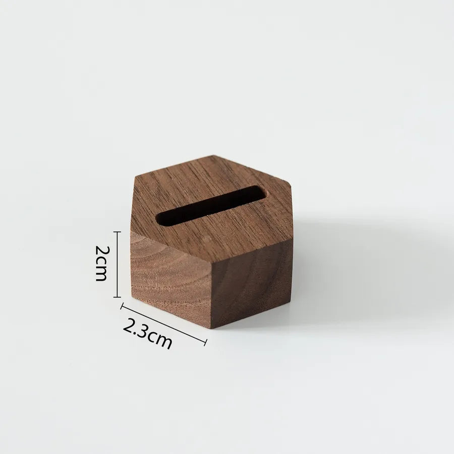 Retro Walnut Color Jewelry Display Stand Ring Earring Necklace Stall Jewelry Accessories Display Plate Shop Counter Top