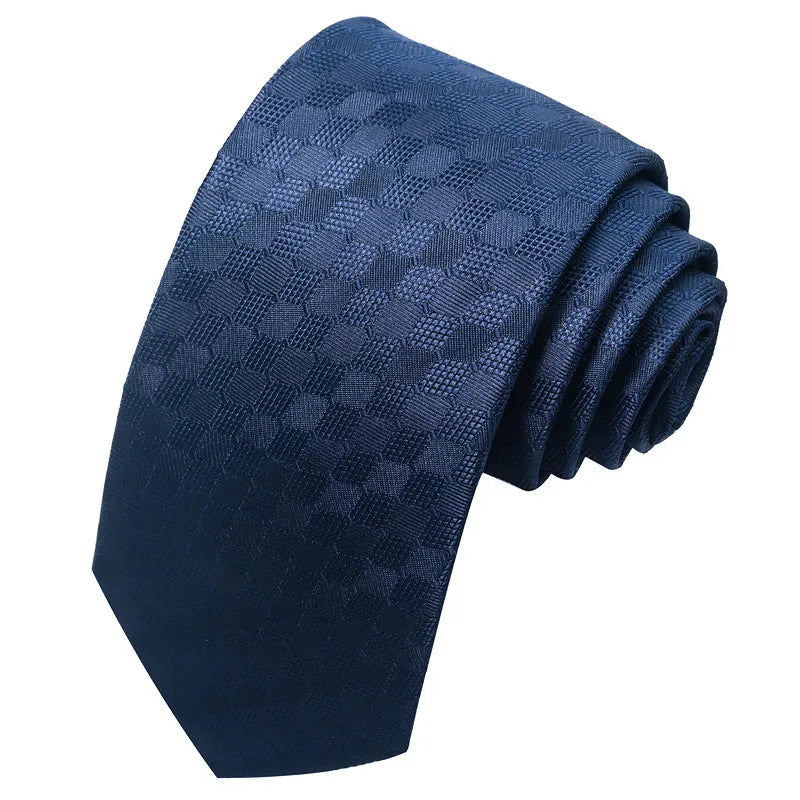 business formal solid color cashew nuts flower polyester yarn men's tie