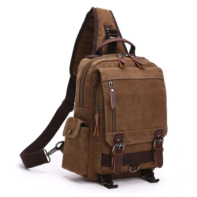 solid color casual travel hiking backpack