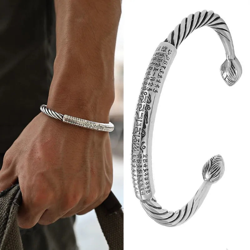 retro alloy unisex bangle