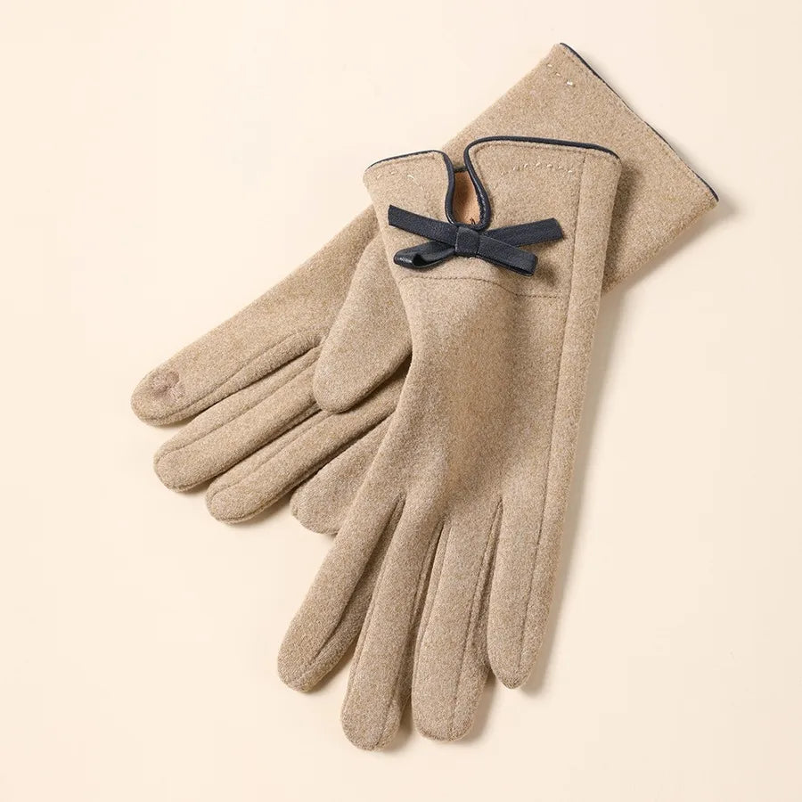 Women's Sweet Simple Style Solid Color Gloves