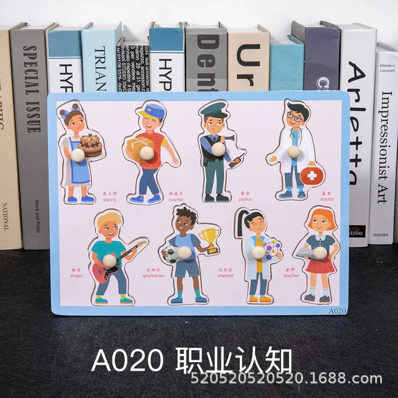 children 's education wooden toys numbers alphabet fruit intelligence building blocks 1 set