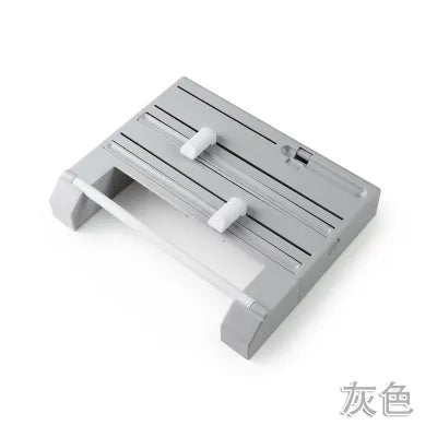 Multifunctional Plastic Wrap Cutter Wall Hanging Kitchen Towel Rack Slip Knife Type Tin Foil Cutter Box Storage Rack