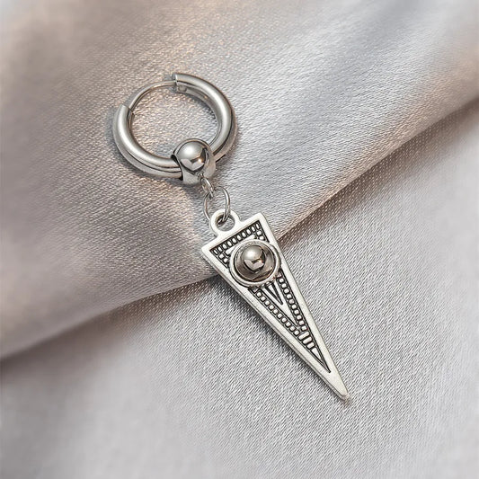1 piece fashion geometric stainless steel alloy earrings