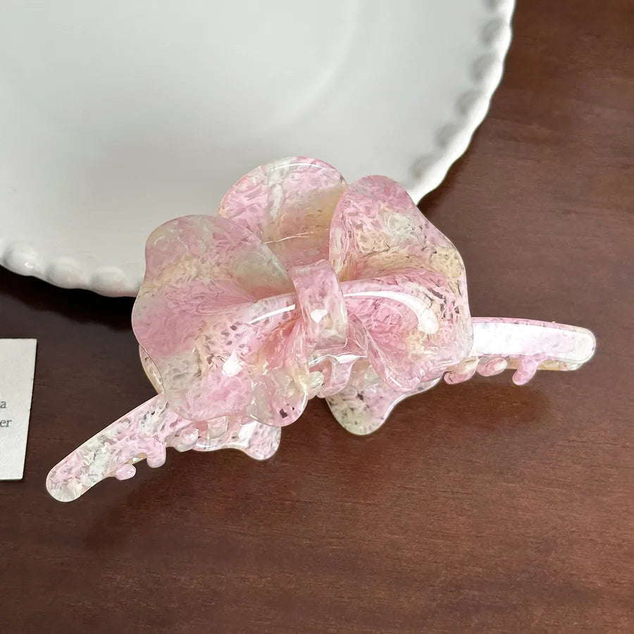 Dove Large 13cm Acetate Hair Clips Versatile Butterfly Knot Hair Clips Powerful Grip For Ponytails And Shark Clips Hair Accessories