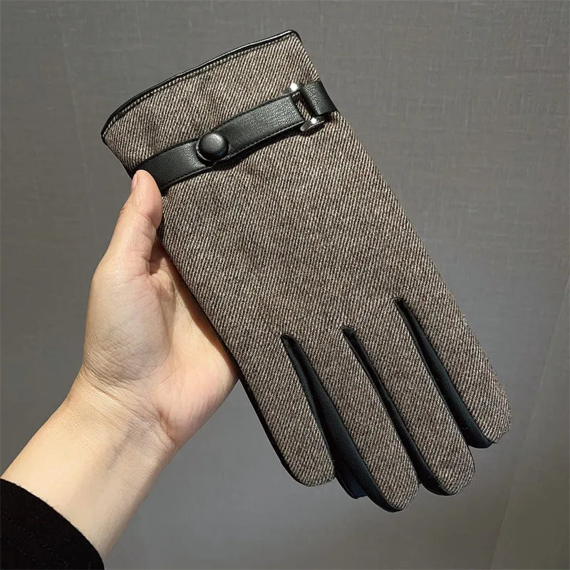 Unisex Elegant Business Simple Style Stripe Gloves