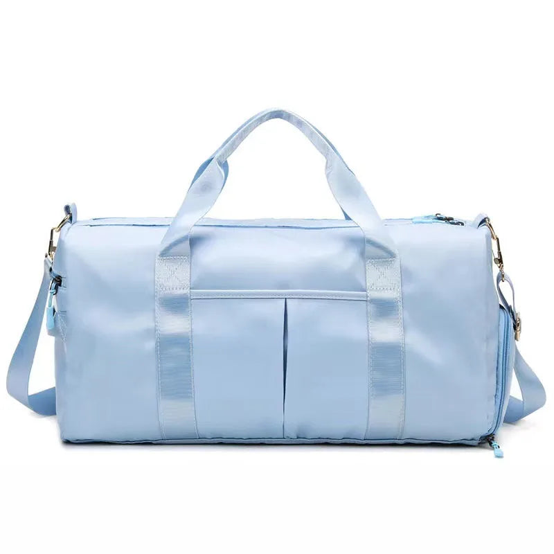 Short-distance Large-capacity Travel Bag Business Travel Luggage Bag Sleeve Tie Rod Sports Fitness Bag Yoga Portable Water-repellent