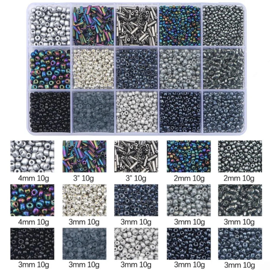 Bead Sequins Imitation Pearl Material Package Handmade Diy Beaded Bracelet Accessories Ornament Accessories Amazon Hot