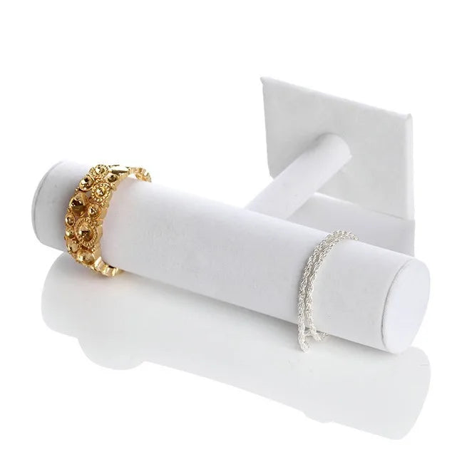 Velvet Jewelry Display Stand Single Layer Bracelet Flower Headband Hairband Shop Rack Artistic Style PP Material Jewelry Holder