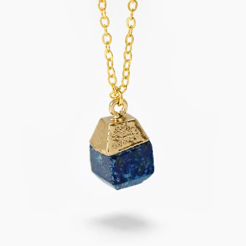 Sweet Geometric Alloy natural stone Pendant Necklace In Bulk