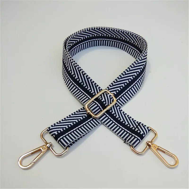 all seasons polyester stripe sling strap bag accessories