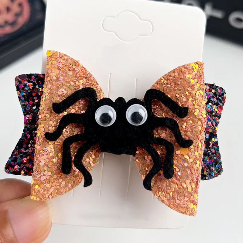 Halloween Hair Accessories Skull Clip Masquerade Duckbill Clip Devil Pumpkin Holiday Headwear Wholesale