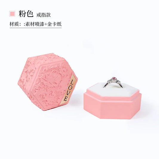 1 Piece Plastic Elegant Retro Daily Geometric Jewelry Boxes