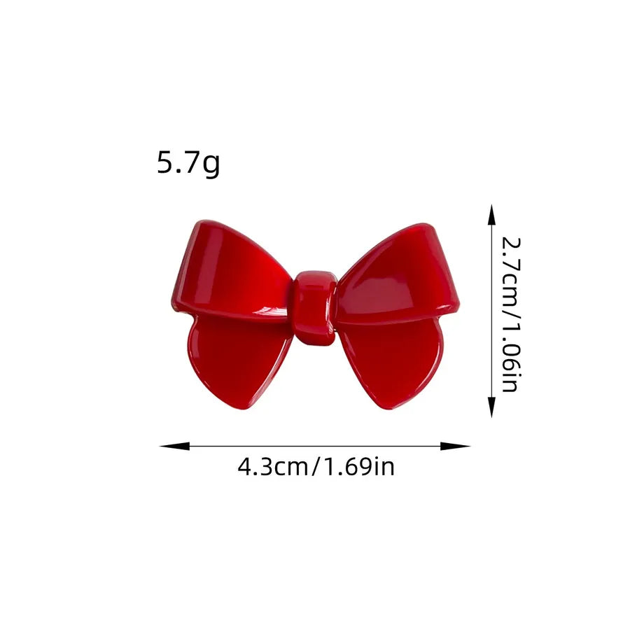 Elegant Acetate Butterfly Knot Hair Clip Stylish Duckbill Clip Small Size Cute Hair Accessories For Women Versatile Hair Decorations