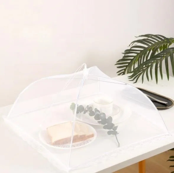 Simple Style Solid Color Gauze food cover