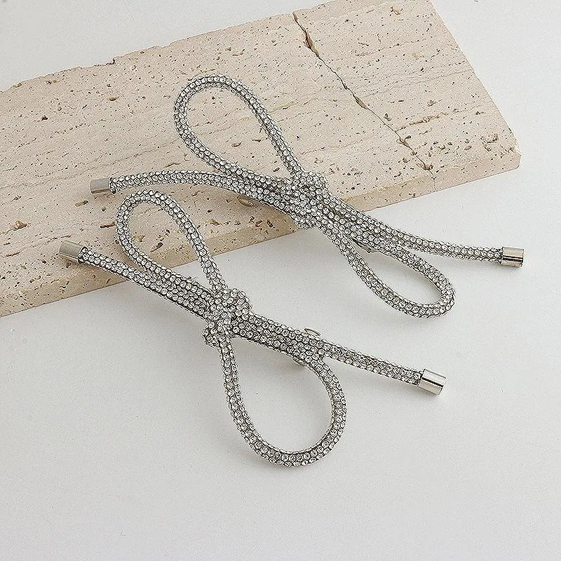 Elegant Sweet Women's Bow Knot Alloy Hair Clip