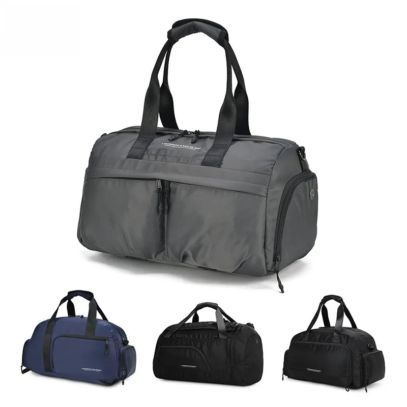 Dry and Wet Separate Gym Bag Crossbody Sports Yoga Bag Handbag Women's Travel Bag Large Capacity Waterproof Swimming Bag