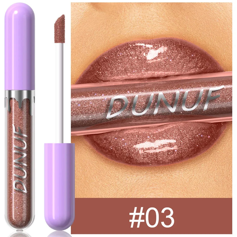 Casual Elegant Multicolor Liquid Lip Gloss