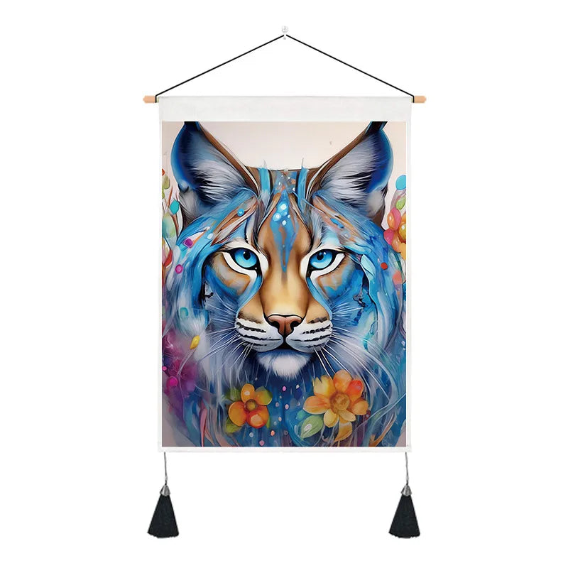 Simple Style Classic Style Color Block cotton and linen pendant Wall Art