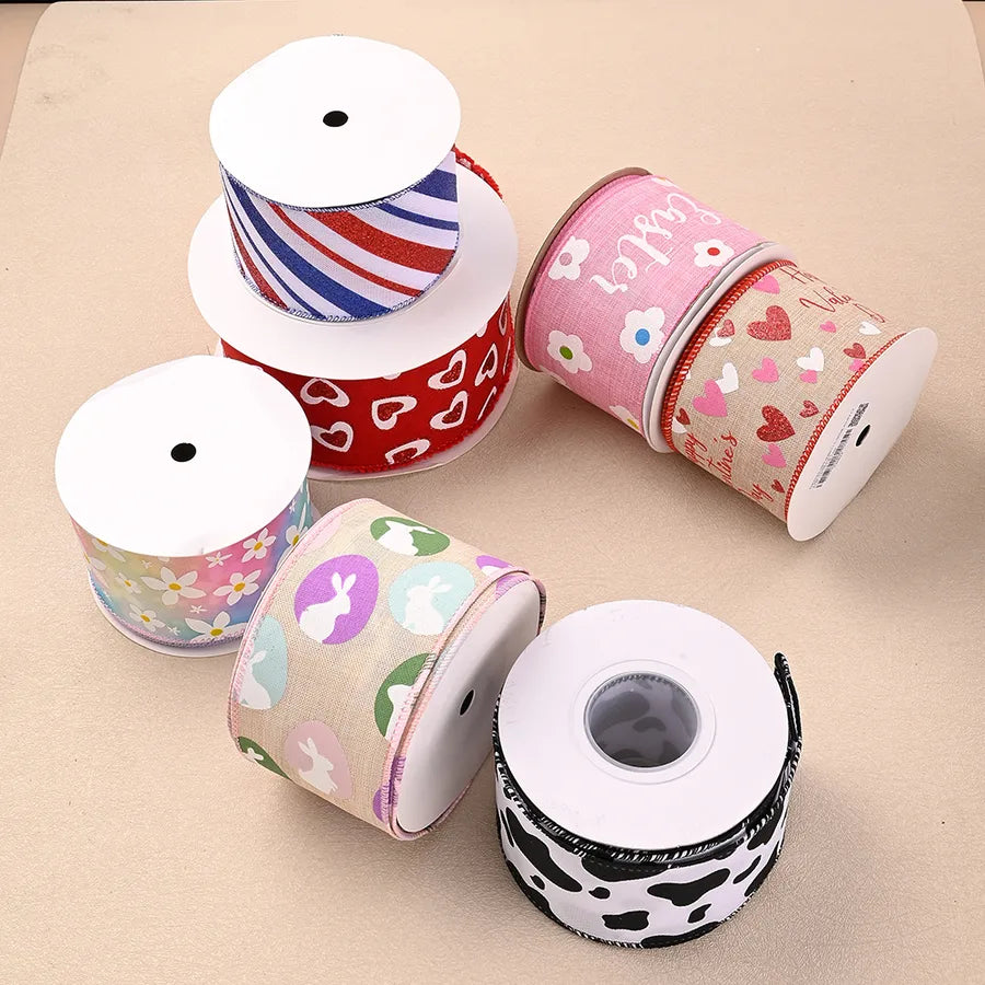 10 Yards/Package fine linen satin Ribbons