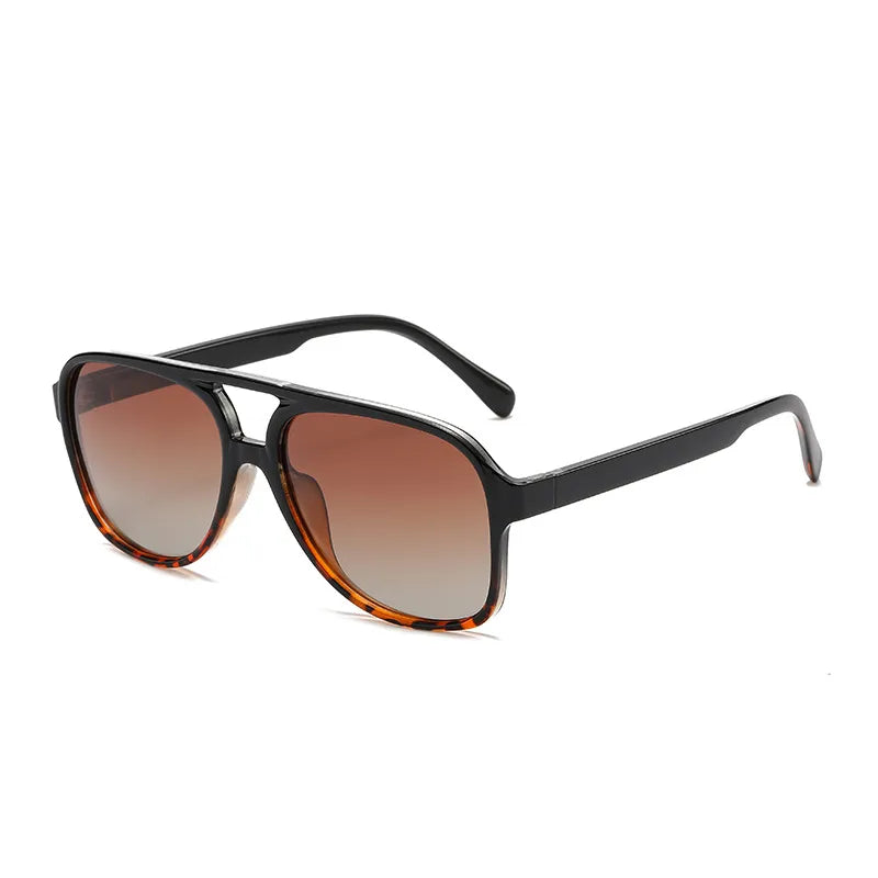 retro solid color ac toad glasses full frame men's sunglasses