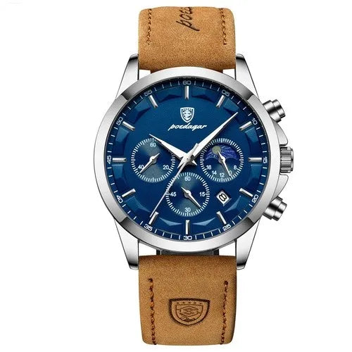 casual round buckle quartz men's watches