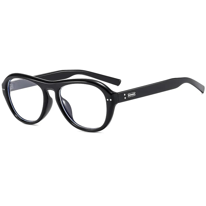 Simple Style Commute Solid Color Pc Oval Frame Full Frame Men's Sunglasses