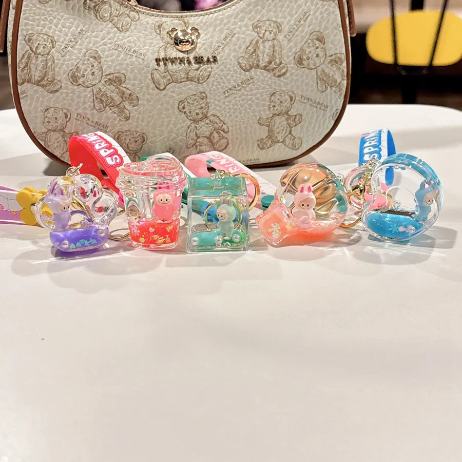 1 Piece Cute Cartoon Character Acrylic Unisex Bag Pendant Keychain