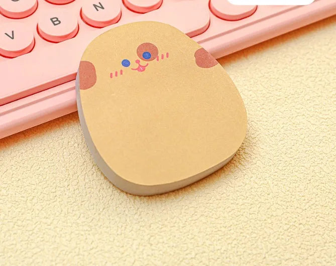 cute cartoon student stationery colorful message note sticker