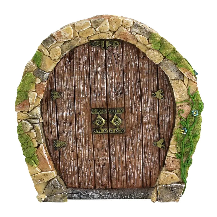 elf fairy door courtyard wooden tree decoration garden crafts