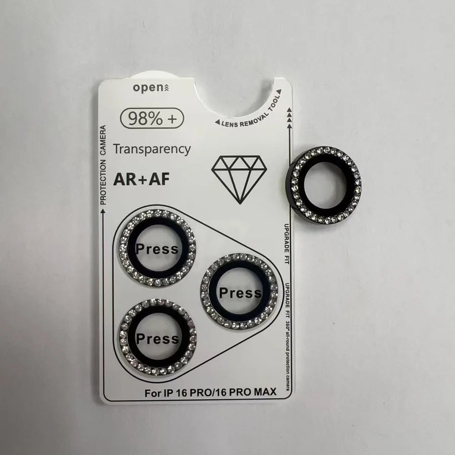 tempered glass Geometric Elegant Sweet Mobile Phone Lens Protective Film Phone Accessories