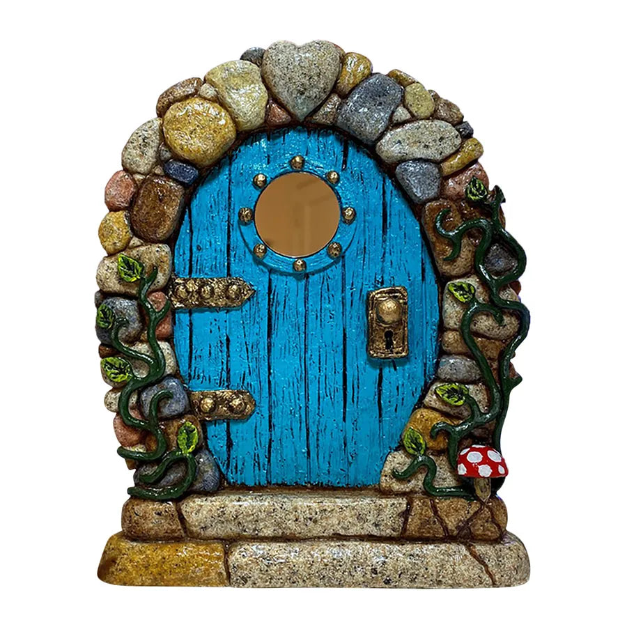 elf fairy door courtyard wooden tree decoration garden crafts