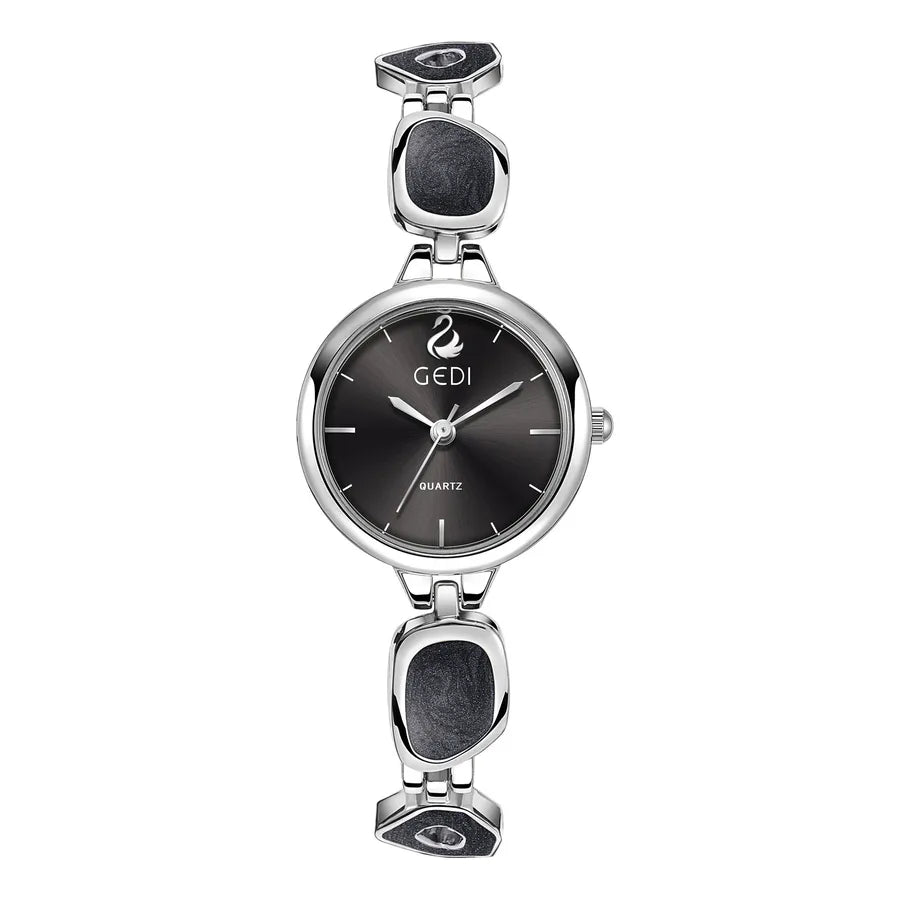 Casual Elegant Solid Color Jewelry Buckle Quartz Watch Women's Watches