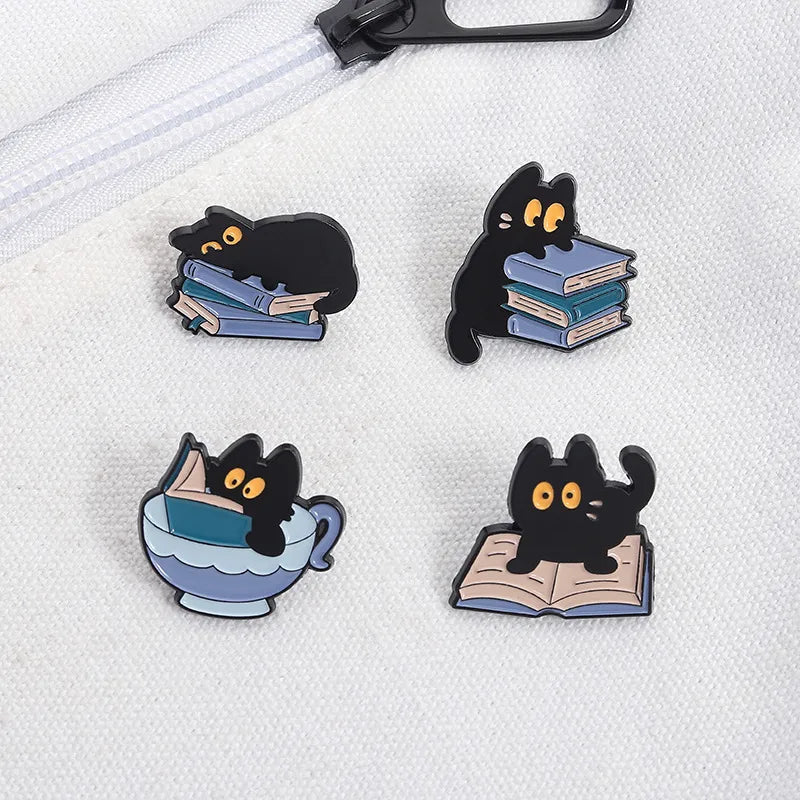 Creative Cartoon Cute Badger Mouse Hedgehog Goose Crow Dinosaur Alloy Baked Paint Shoe Cap Clothes Brooch Pin Children's Unisex