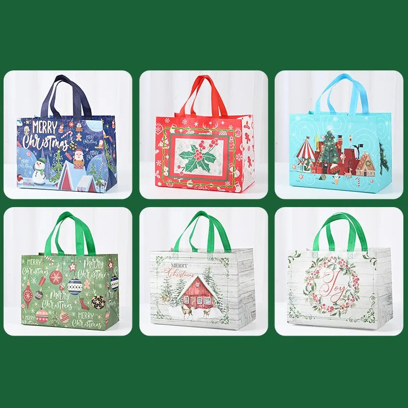 Christmas Cute Christmas Tree Wreath Elk Nonwoven Party Festival Gift Wrapping Supplies